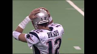 2001 Patriots vs  Falcons Highlights - Vick First Game, Lucky Pats Play