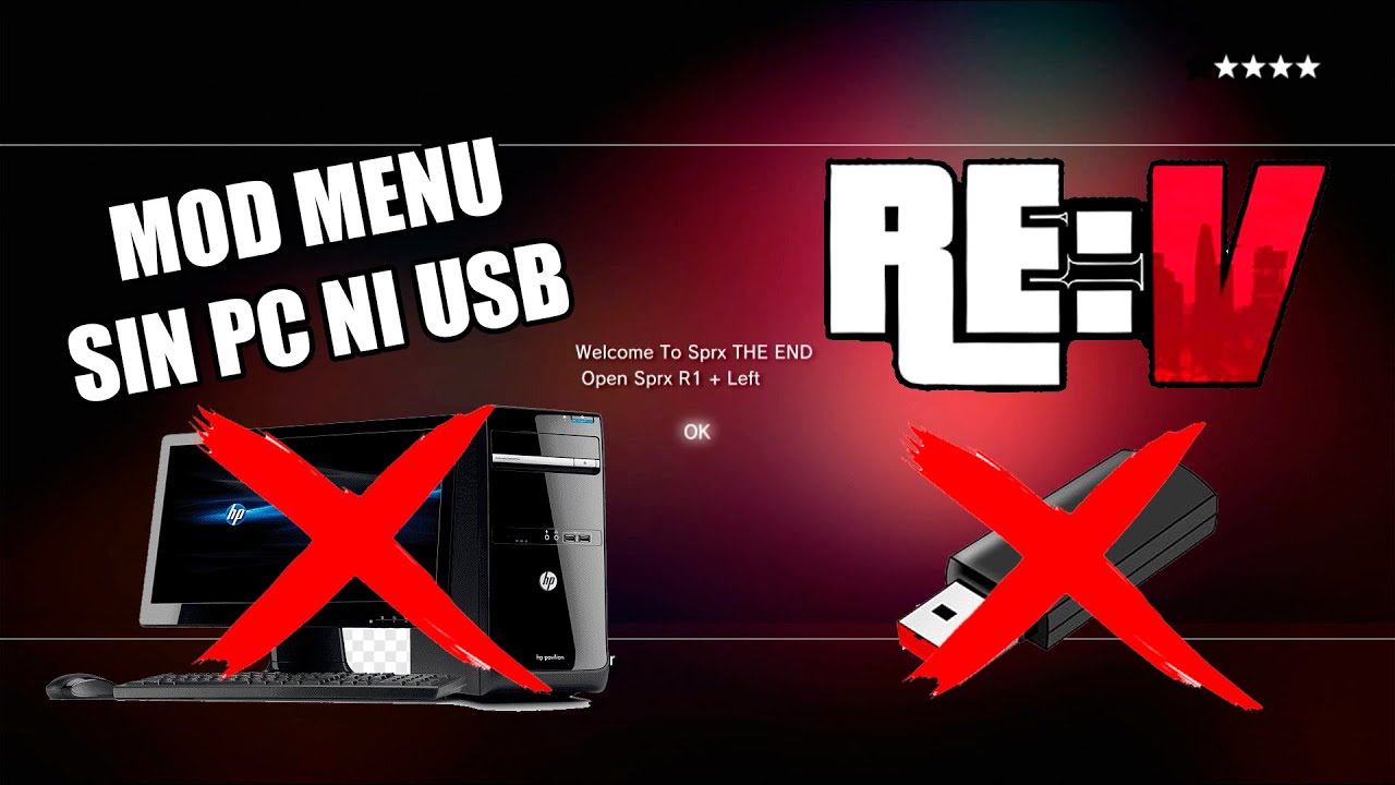 ⛔INSTALAR MOD MENU PARA GTA RE:V EN PS3 SIN PC NI USB | Sierr4