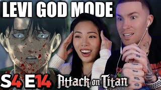 LEVI WILL NEVER BE THE SAME | Attack on Titan Reaction S4 Ep 14