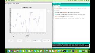 Arduino Serial Monitor ++ plotting analog voltage example.