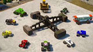 Large Spinner vs Monster Trucks | Teardown screenshot 3