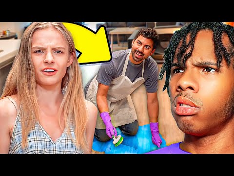 She Made Him Wash The Floors