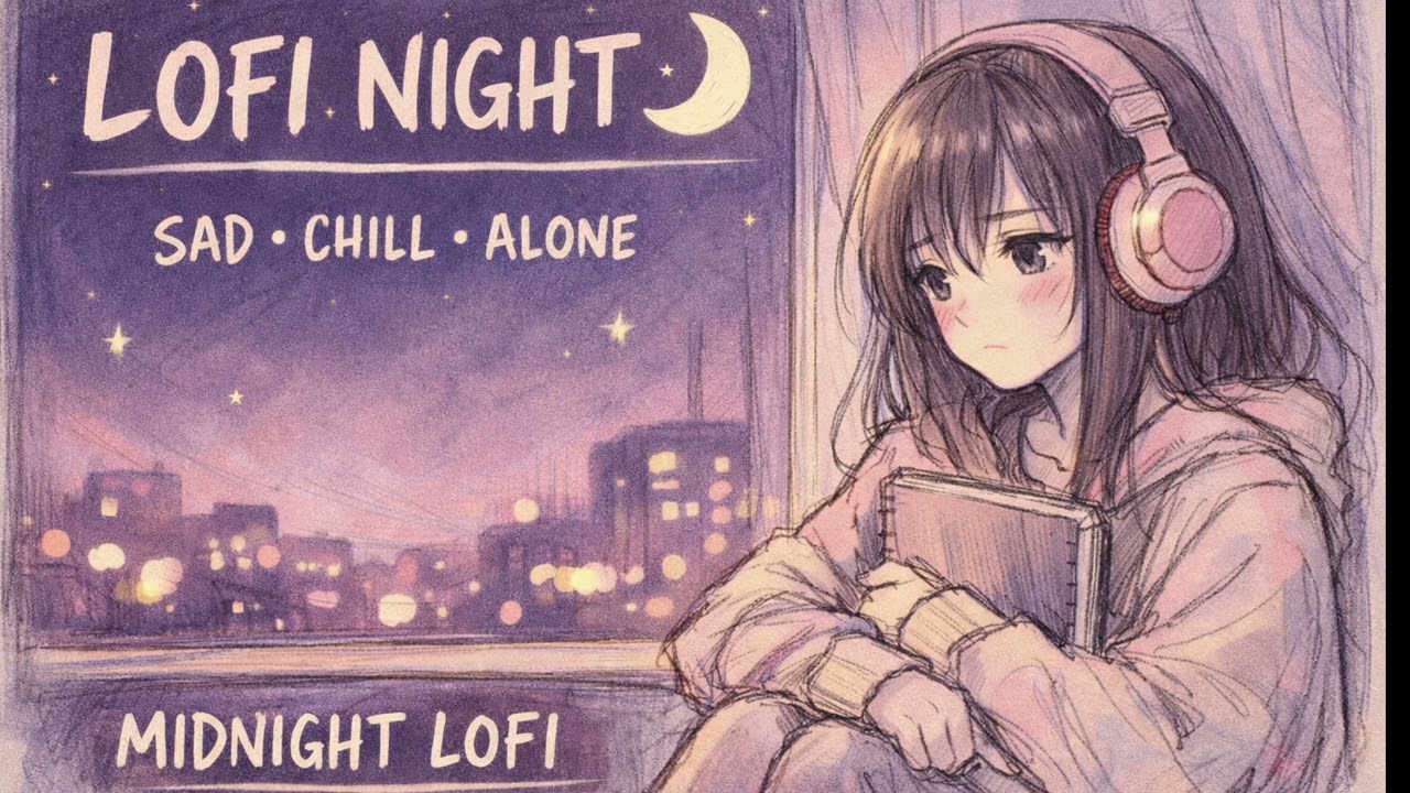 Late Night Lofi Vibes ✨ | Sad & Chill BeatsAlone But Calm 💭 | Lofi Chill Music