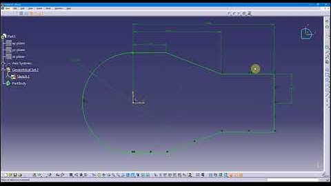 CATIA Symmetry Constraint