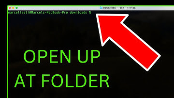How to Open Up Terminal at Specific Folder Location