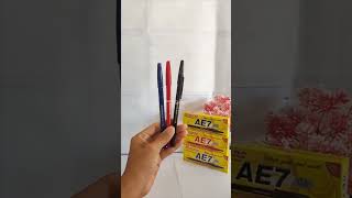 Pulpen Standard AE7 0.5 mm 12 pcs / Ballpoint Pena Pen Tinta Hitam Merah Biru