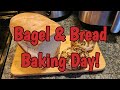 Baking bread  bagels