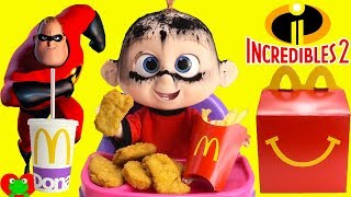 the incredibles 2 jack jack eats mcdonalds happy meal