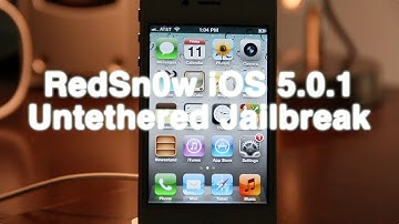 How to jailbreak the iPhone 4S, and iPad 2 on iOS 5.0.1 using RedSn0w