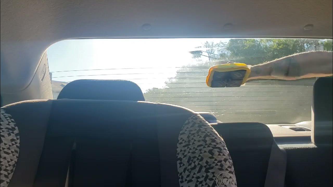 Using Windshield WOW! Magic Haze and Film Eraser Sheets YouTube