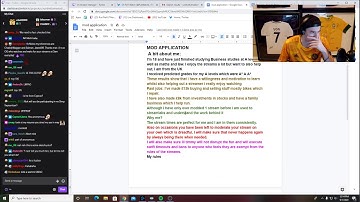 REVIEWING MORE TWITCH MODERATOR APPLICATIONS!