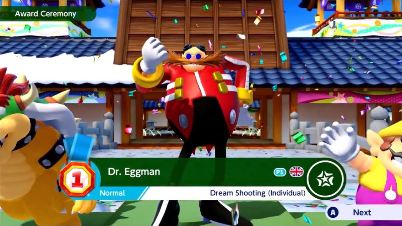 Dr. Eggman in all single events (2020, 1964, dream) - Mario & Sonic at the Olympic games Tokyo 2020