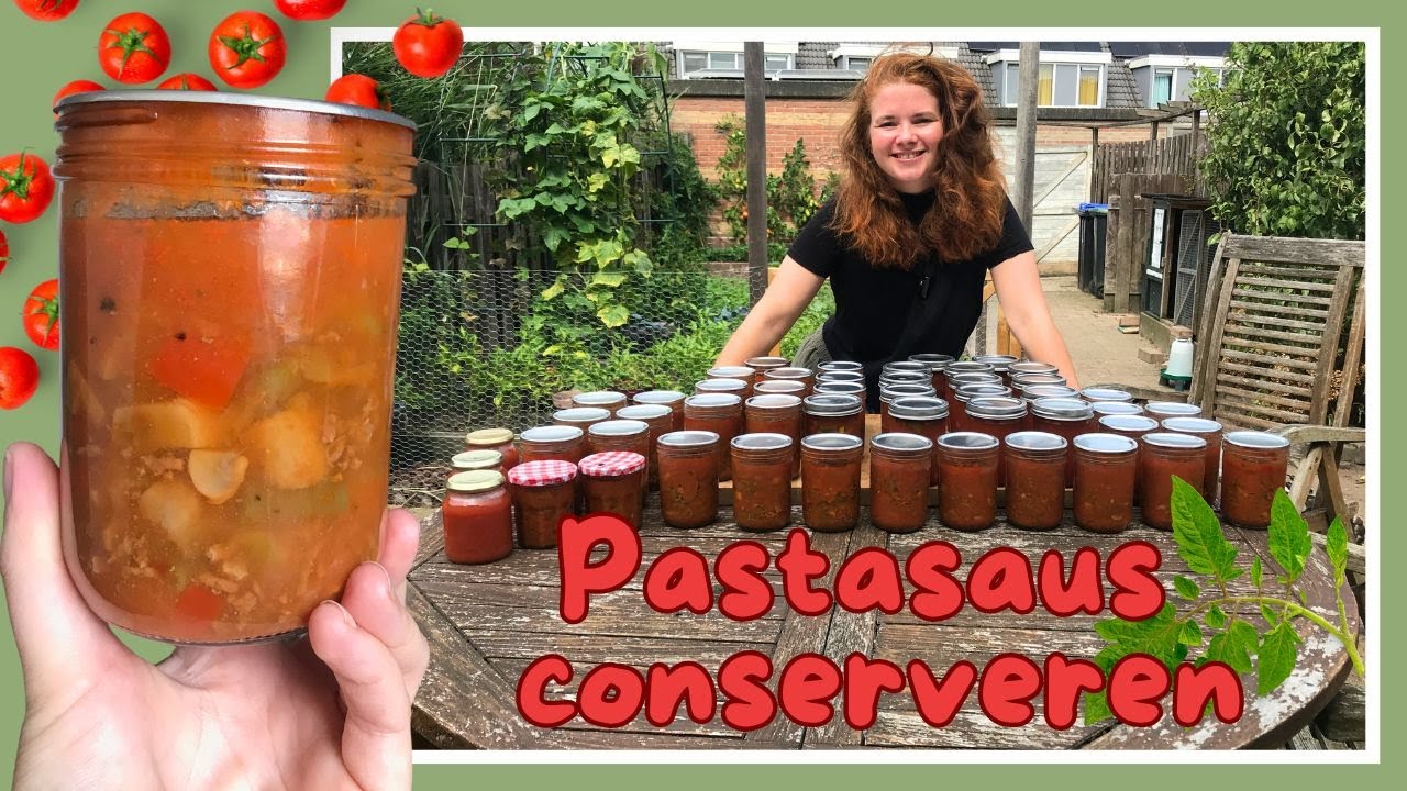 Tomaten conserveren DEEL 1 | Pasta saus met vlees pressure cannen | Tomaten saus inmaken