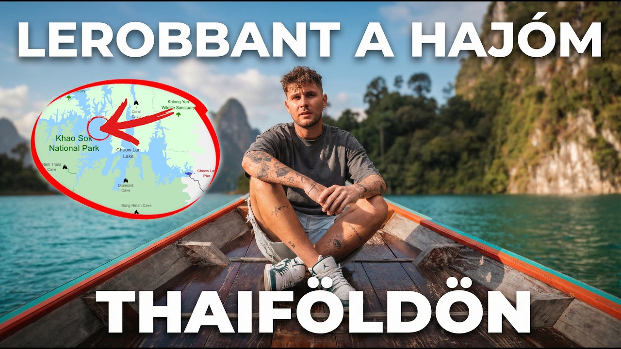 kapszula házba költöztem áram és internet nélkül Thaiföldön: Khao Sok nemzeti park