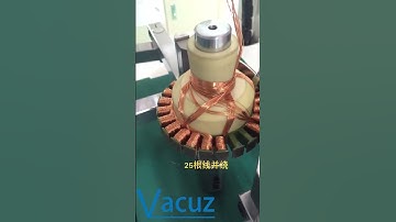 25 Wires Drone Motor Coil 2 Axis Automatic BLDC Brushless Outer Stator Flying Fork Winding Machine