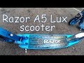 Couple of Razor A5 Lux scooters in the park. Part 1