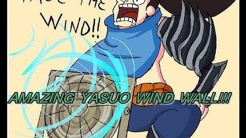 Crazy Yasuo Wind Wall Save! - League Of Legends