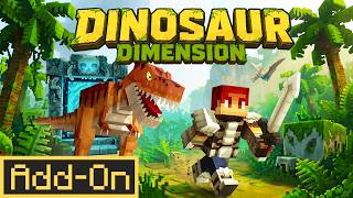 Dinosaur Dimension Add-On - Minecraft Marketplace [OFFICIAL TRAILER] | Coming July 14 screenshot 1