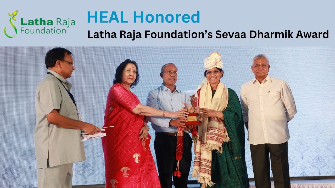HEAL Honored at Latha Raja Foundation’s Sevaa Dharmik Awards