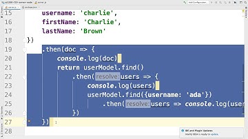 Working with multiple promises with mongoose in node 10210