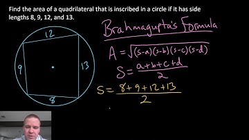Area of a Cyclic Quadrilateral (Brahmagupta