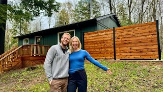 First Week Living In A Cabin In the Woods  Tackling Our First Projects