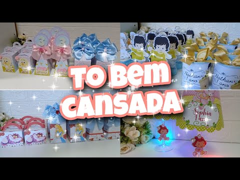 FIZ A FESTA GALINHA PINTADINHA ROSA | DESABAFEI | FIZ MAIS 2 KITS PERSONALIZADOS | MATERIAL ESCOLAR