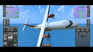Atr 42 tokeeof ! Engine 2 problem !!!!!! Water landing😱🛬🛩😰