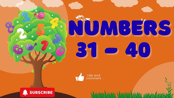Learn Numbers 31 to 40 for Kids | Easy Counting with Toys & Objects