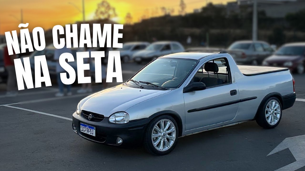 PICKUP CORSA 1.6 FORJADA E RODAS GM QUE QUASE NINGUÉM CONHECE 