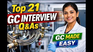 Gas Chromatography Interview Crash Course | Top 21 Q&As