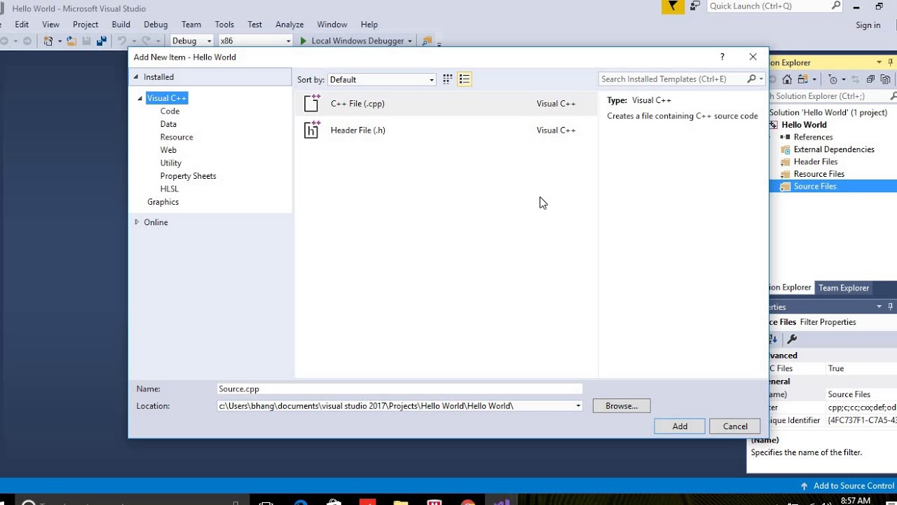 How to compile program in Visual Studio - YouTube