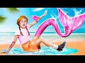 How to Become a Mermaid! I Was Adopted by Mermaid Family