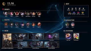 Patch 11.16 Rundown | League of Legends