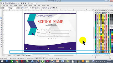 Create a Professional Certificate in CorelDRAW Coreldraw Tutoria