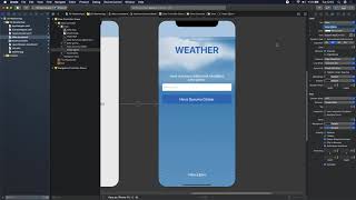 Swift ile Mobil Uygulama Serisi 9/20 | Hava durumu Uygulaması - Weather App screenshot 2