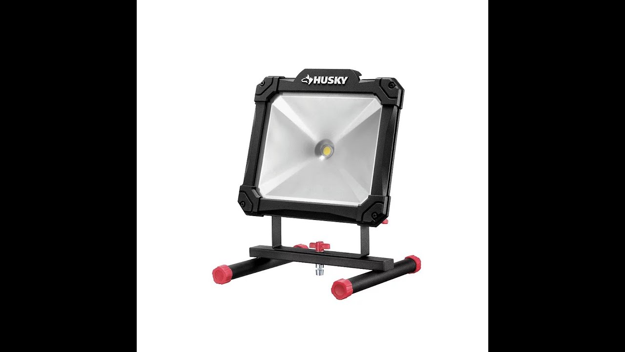 Husky 1500 Lumens LED Portable Worklight Unboxing