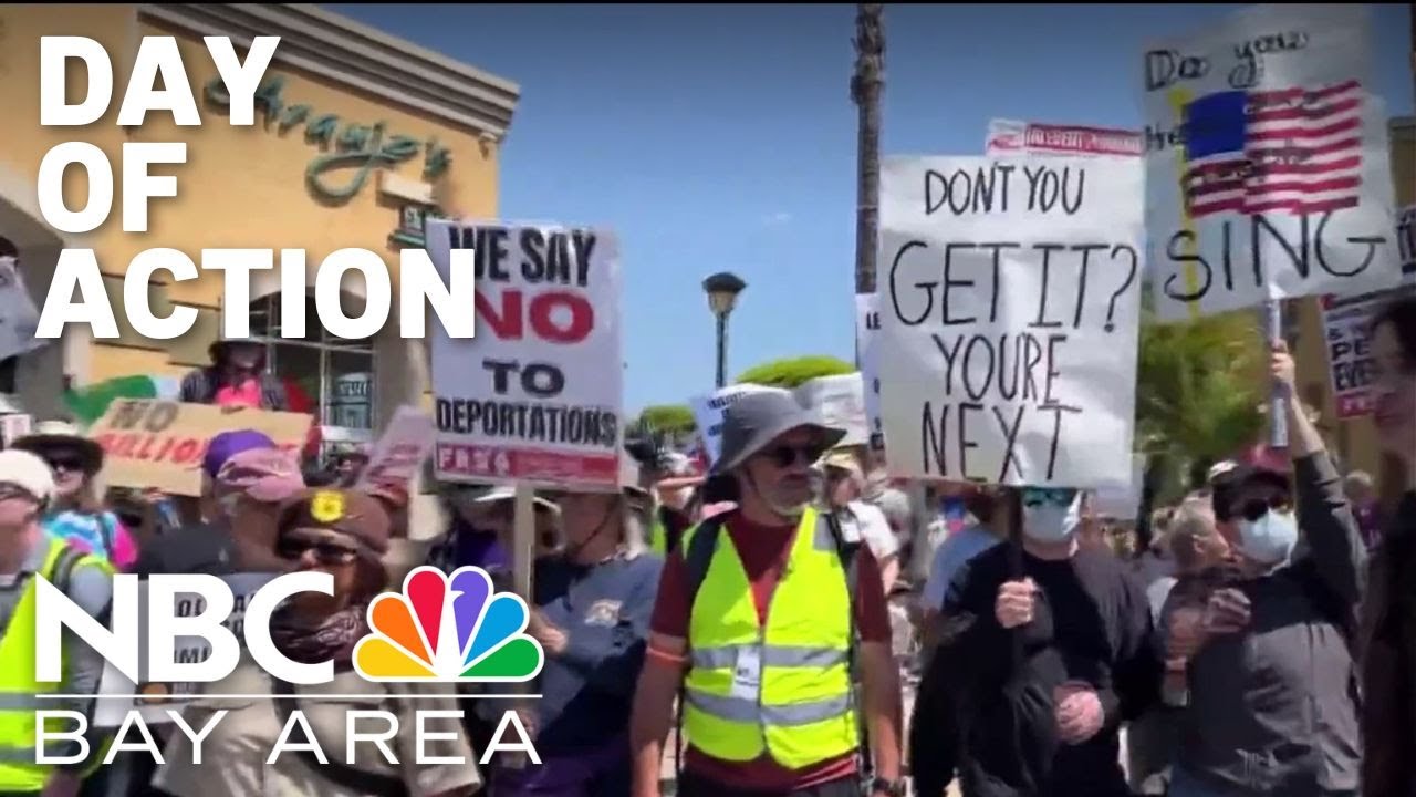 May Day protests held in Bay Area - YouTube