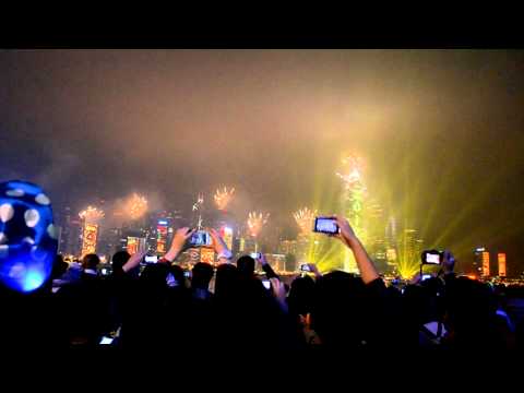 2012維多利亞港跨年煙火秀