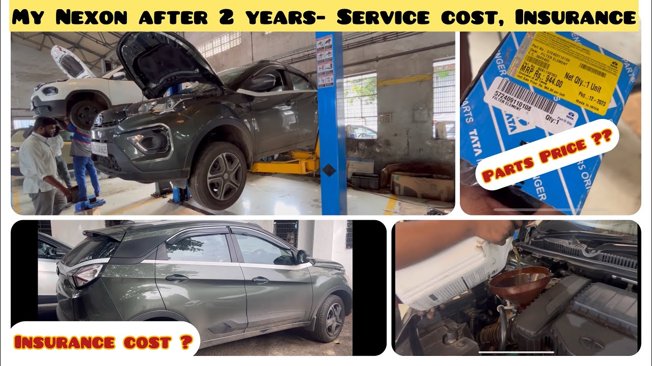 Tata Nexon 4/5 th paid Service Cost😮, Insurance #tata #tatanexon #nexon ...