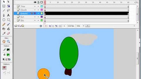 Basic Flash Animation Tutorial : Sunrise [2 / 2]