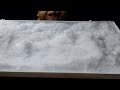 Strong tasting crunchy tray pieces  smooth bottoms   iceeating asmr asmrice