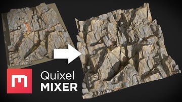 Scan Cleanup and Tiling with Quixel Mixer