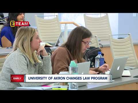 Video University of Akron changes law program - youtube