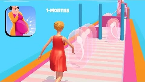 Pregnant Run - All Level Gameplay Walkthrough - Android, ios ( Level 1- 4)