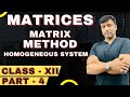 Matrices &amp; Determinants: Matrix Method for Class 12 Board Exams