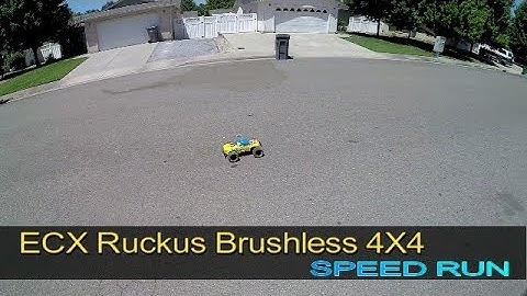 ECX Ruckus Brushless 4X4 SPEED RUN