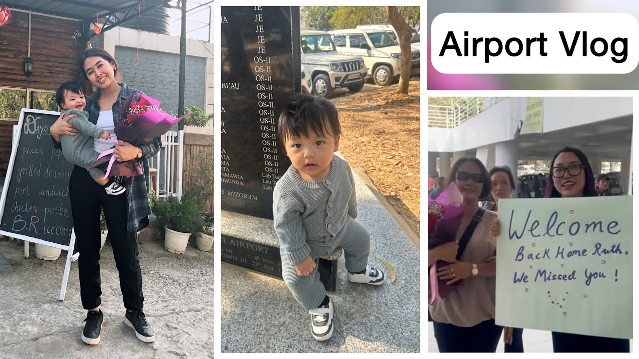 Airport-ah ka nau Ruthi kan hmuak || Lengpui Airport Vlog