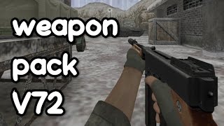 Weapon pack V72/CS1.6/Android/PC