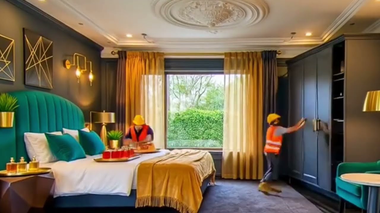 Abandoned Mansion Turned Into Epoxy Floors: 4 Beautiful Floral Interior Designs